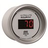 AutoMeter | GAUGE, OIL PRESSURE, 2 1/16", 100PSI, DIGITAL, SILVER DIAL W/ RED LED