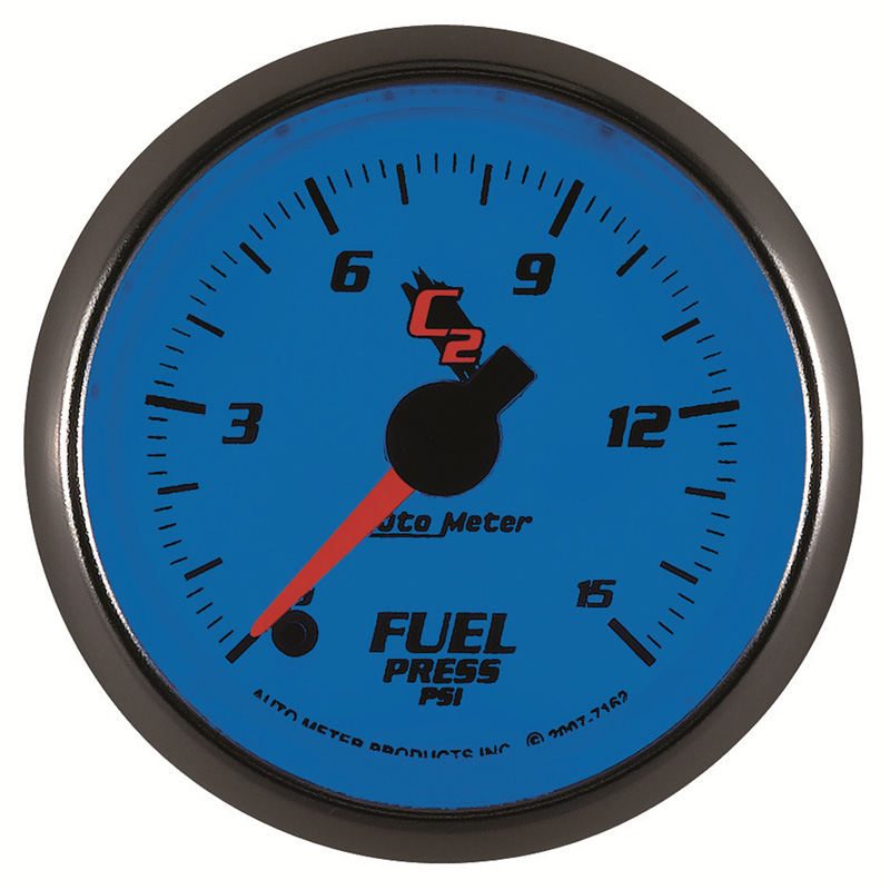 AutoMeter | GAUGE, FUEL PRESSURE, 2 1/16", 15PSI, DIGITAL STEPPER MOTOR, C2
