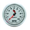 AutoMeter | GAUGE, TACHOMETER, 3 3/8", 10K RPM, IN-DASH, C2