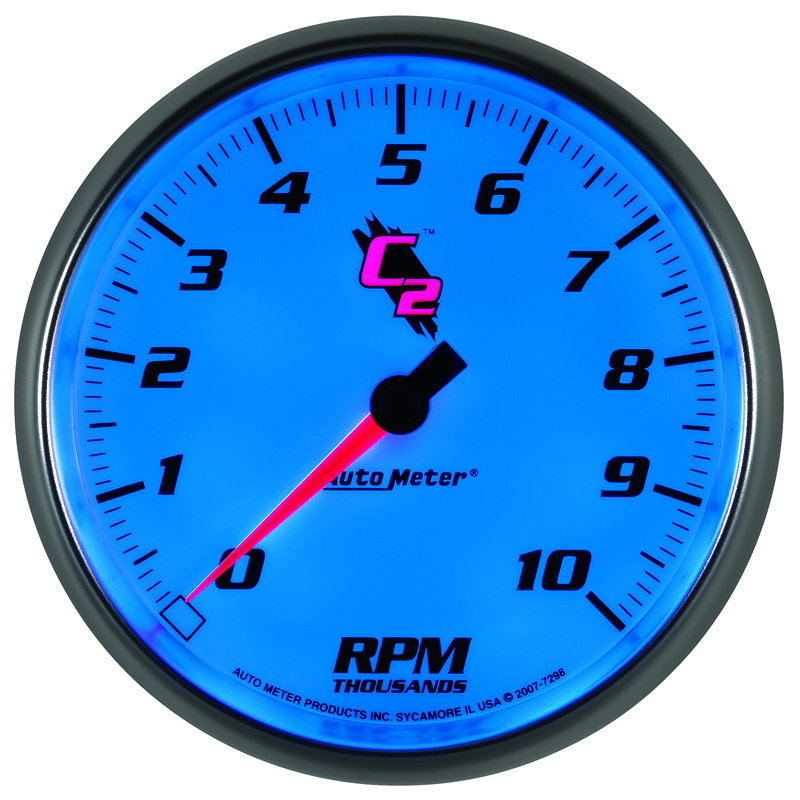 AutoMeter | GAUGE, TACHOMETER, 5", 10K RPM, IN-DASH, C2