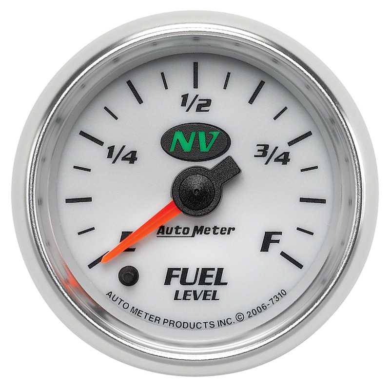 AutoMeter | GAUGE, FUEL LEVEL, 2 1/16", 0-280O PROGRAMMABLE, NV
