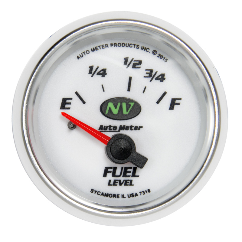 AutoMeter | GAUGE, FUEL LEVEL, 2 1/16", 16OE TO 158OF, ELEC, NV