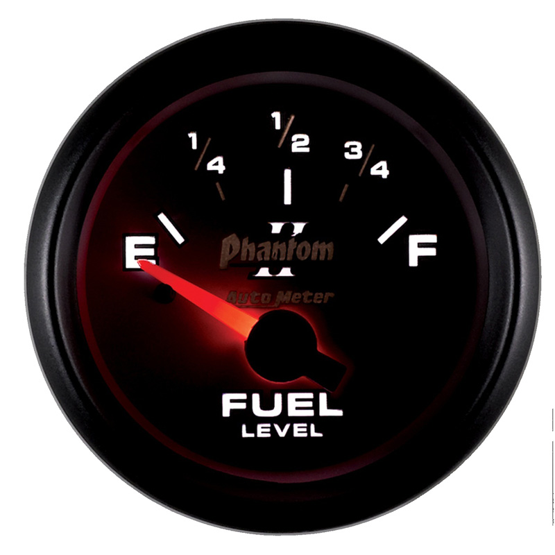 AutoMeter | GAUGE, FUEL LEVEL, 2 1/16", 0OE TO 90OF, ELEC, PHANTOM II