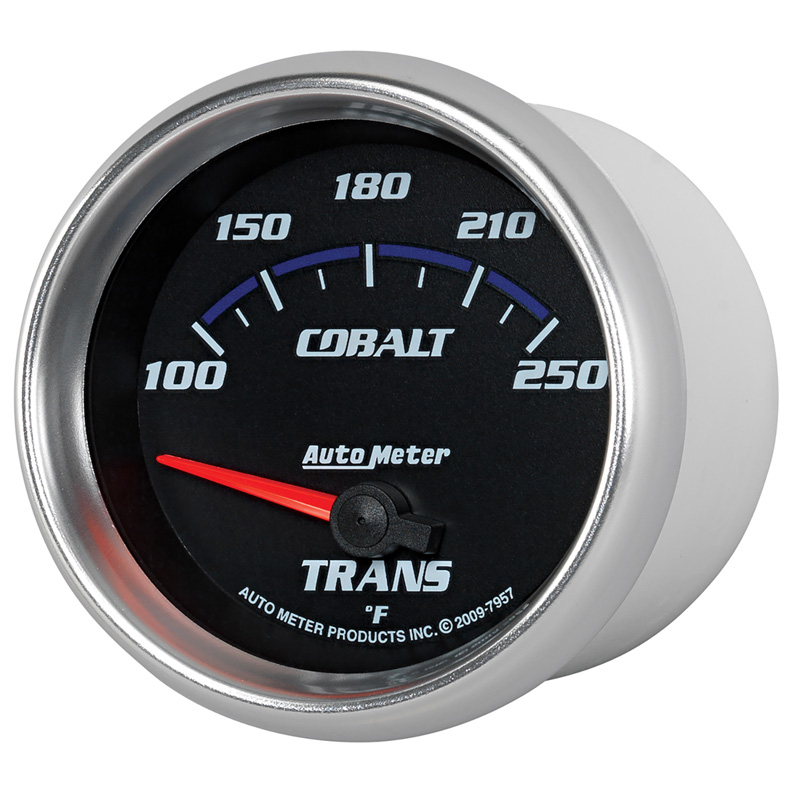 AutoMeter | GAUGE, TRANSMISSION TEMP, 2 5/8", 100-250?F, ELECTRIC, COBALT