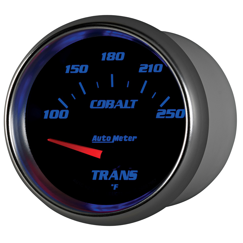 AutoMeter | GAUGE, TRANSMISSION TEMP, 2 5/8", 100-250?F, ELECTRIC, COBALT