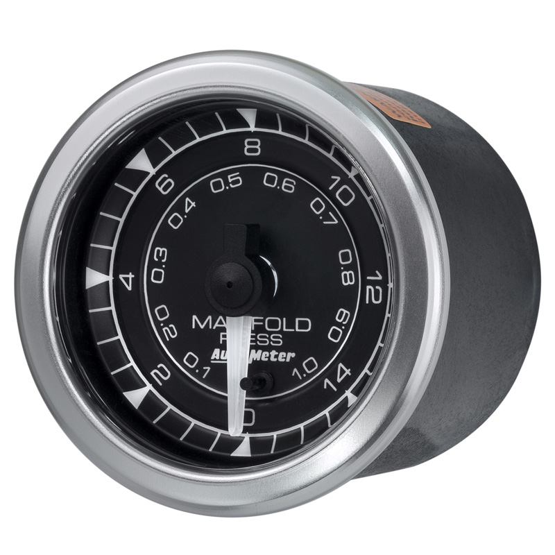 AutoMeter | GAUGE, MANIFOLD PRESSURE, 2 1/16", 15PSI, DIGITAL STEPPER MOTOR, CHRONO