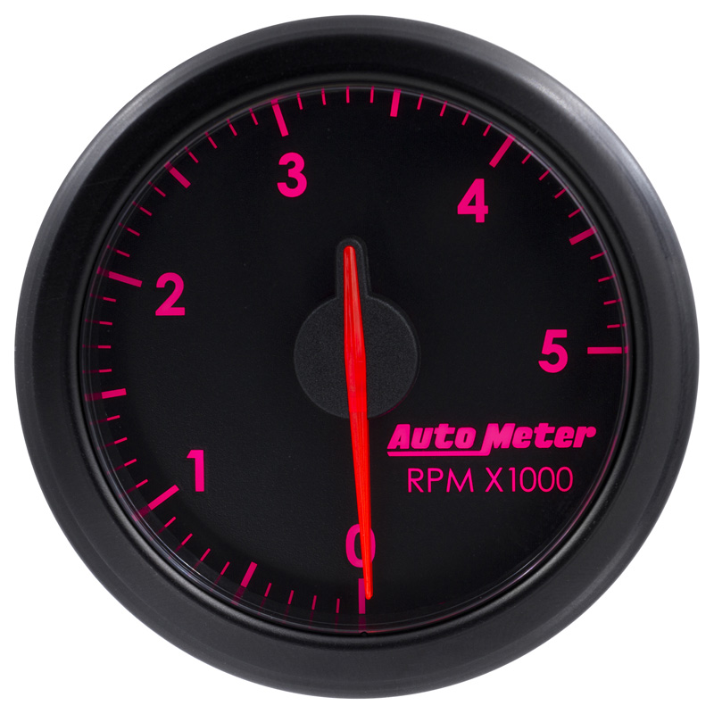 AutoMeter | 2-1/16" TACH, 0-5,000 RPM, AIRDRIVE, BLACK