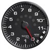 AutoMeter | GAUGE, TACHOMETER, 5", 11K RPM, W/SHIFT LIGHT & PEAK MEM, BLACK/BLACK, SPEK-PRO