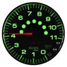 AutoMeter | GAUGE, TACHOMETER, 5", 11K RPM, W/SHIFT LIGHT & PEAK MEM, BLACK/BLACK, SPEK-PRO