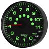 AutoMeter | GAUGE, TACHOMETER, 5", 11K RPM, W/SHIFT LIGHT & PEAK MEM, BLACK/BLACK, SPEK-PRO