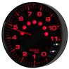 AutoMeter | GAUGE, TACHOMETER, 5", 11K RPM, W/SHIFT LIGHT & PEAK MEM, BLACK/BLACK, SPEK-PRO