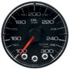 AutoMeter | GAUGE, OIL TEMP, 2 1/16", 300?F, STEPPER MOTOR W/PEAK & WARN, BLK/BLK, SPEK-PRO