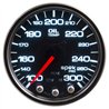 AutoMeter | GAUGE, OIL TEMP, 2 1/16", 300?F, STEPPER MOTOR W/PEAK & WARN, BLK/SMKE/BLK, SPEK