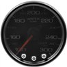 AutoMeter | GAUGE, WATER TEMP, 2 1/16", 300?F, STEPPER MOTOR W/PK & WARN, BLK/SMKE/BLK, SPEK