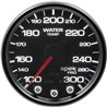 AutoMeter | GAUGE, WATER TEMP, 2 1/16", 300?F, STEPPER MOTOR W/PK & WARN, BLK/SMKE/BLK, SPEK