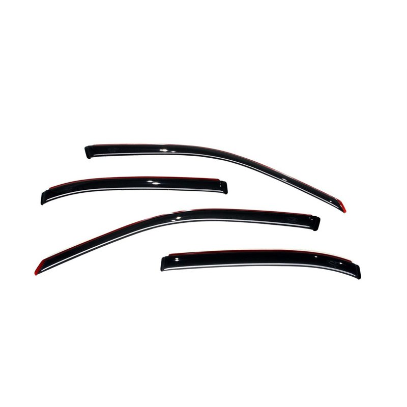 AVS | Ventvisor Deflector; Smoke; In-Channel; 4 pc. - Civic 1.7L 2001-2004