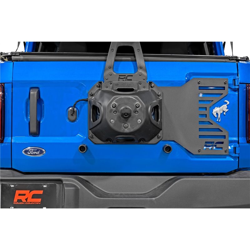 Rough Country | Spare Tire Relocation Bracket - Bronco 2.3T / 2.7T 2021-2022
