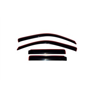 AVS | Ventvisor Deflector Smoke In-Channel 4 pc. - Trailblazer EXT / Envoy XL / Envoy XUV 4.2L / 5.3L 2002-2006