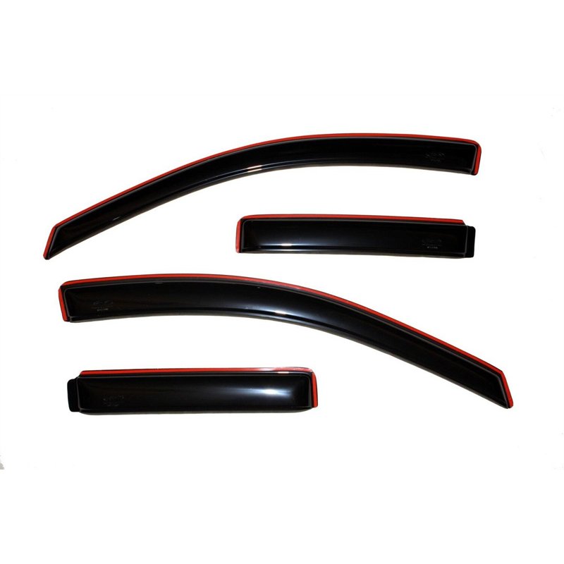 AVS | Ventvisor Deflector; Smoke; In-Channel; 4 pc. - Compass 2.0L / 2.4L 2007-2010