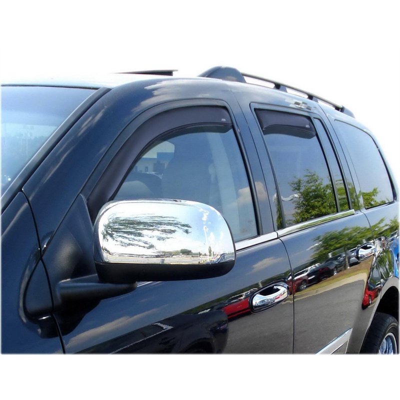 AVS | Ventvisor Deflector; Smoke; In-Channel; 4 pc. - Aspen / Durango 4.7L 2004-2009