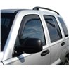AVS | Ventvisor Deflector; Smoke; In-Channel; 4 pc. - Liberty 2.8L / 3.7L 2002-2007