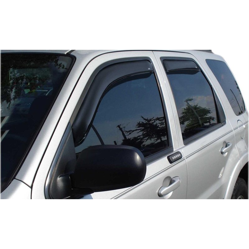 AVS | Ventvisor Deflector; Smoke; In-Channel; 4 pc. - Liberty 2.8L / 3.7L 2002-2007