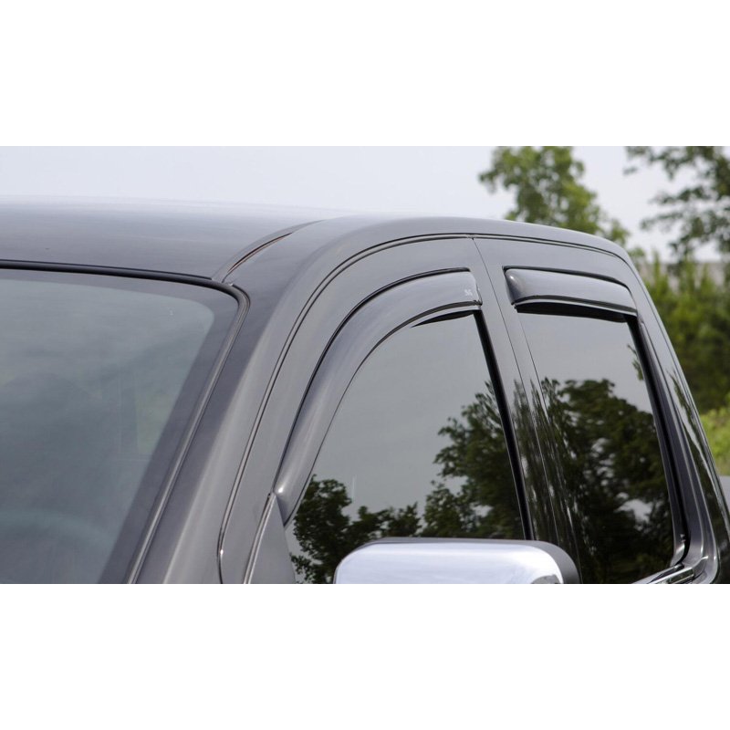 AVS | Ventvisor Deflector; Smoke; In-Channel; 4 pc. - Dakota / Big Horn / ST 3.7L / 4.7L 2005-2011