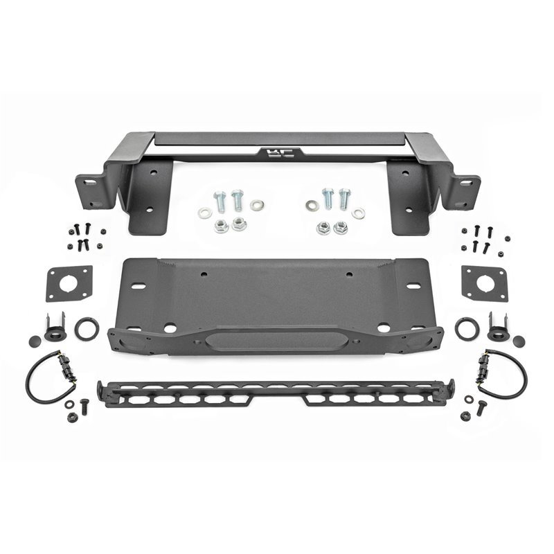 Rough Country | Winch Mounting Plate - Bronco 2.3T / 2.7T / 3.0T 2021-2022