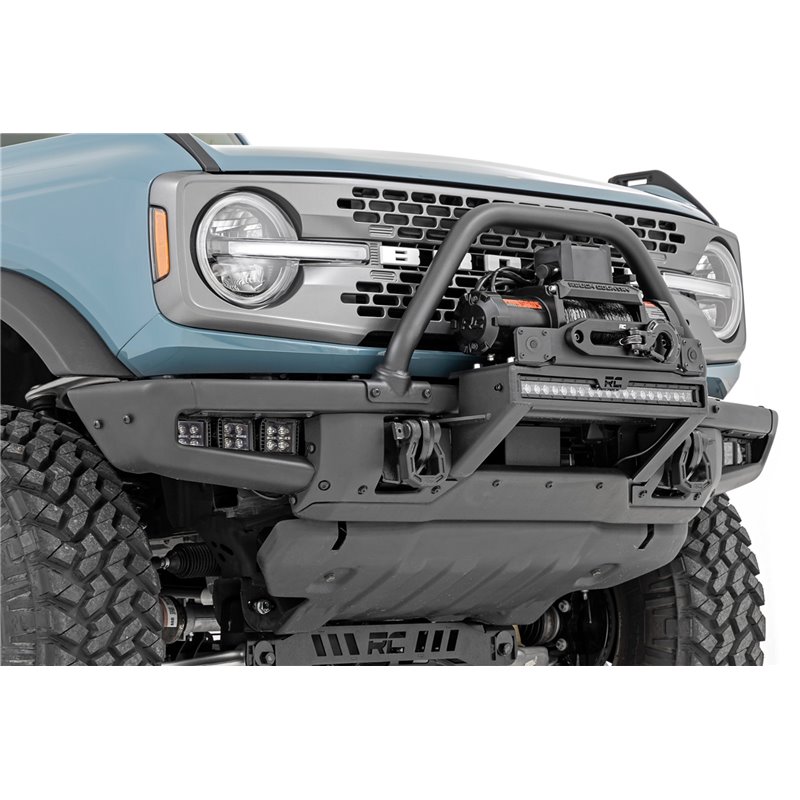 Rough Country | Winch Mounting Plate - Bronco 2.3T / 2.7T / 3.0T 2021-2022