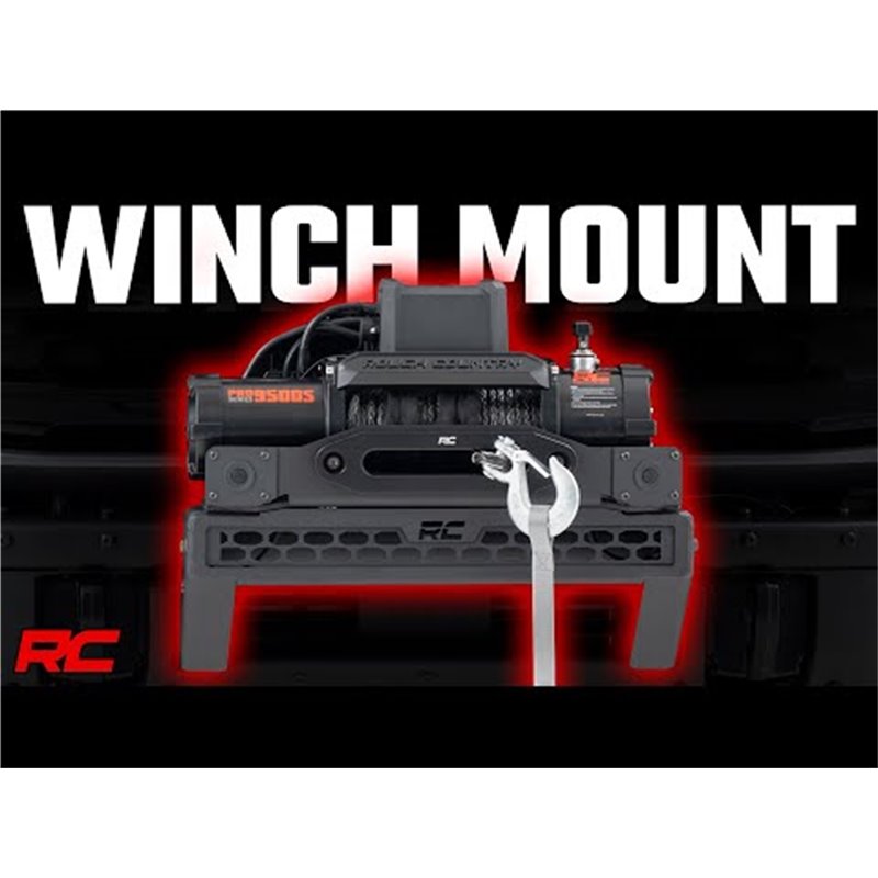 Rough Country | Winch Mounting Plate - Bronco 2.3T / 2.7T / 3.0T 2021-2022
