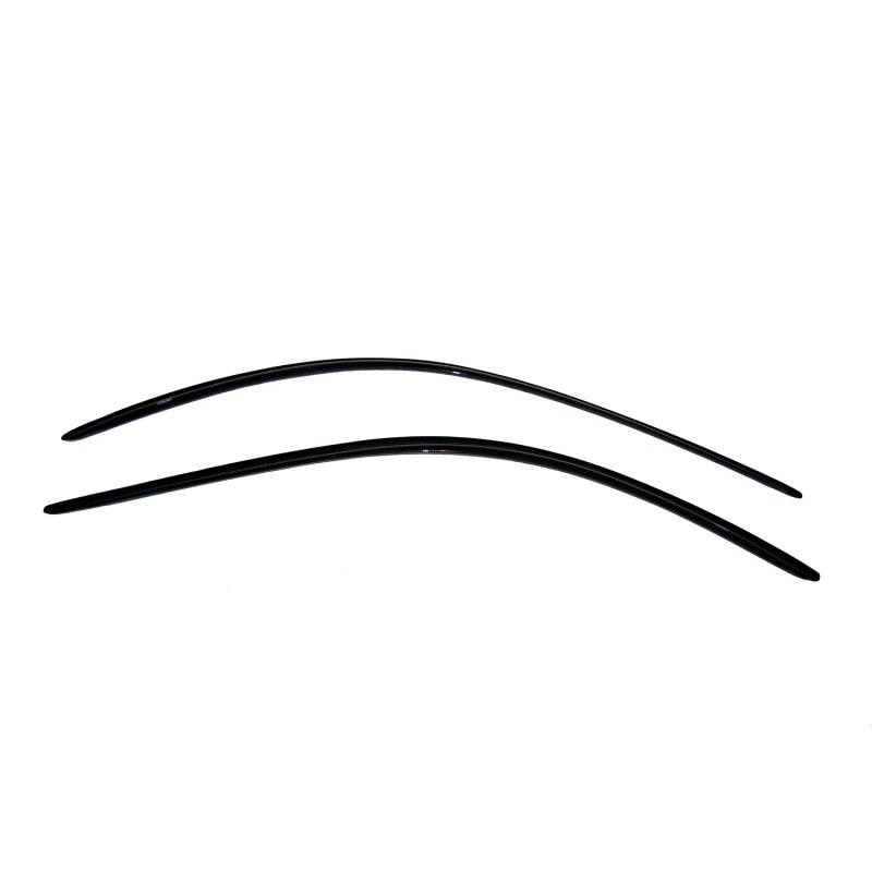 AVS | Ventvisor Deflector; Smoke; Outside Mount; 2 pc. - Mustang / Base 3.8L 1994-2004