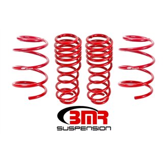 BMR Suspension | Lowering springs, set of 4, 1.5" drop, handling - Mustang Shelby GT500 / Shelby GT500KR 5.4L / 5.8L 2007-2014