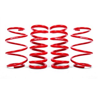BMR Suspension | Lowering Springs, Set of 4, Minimum Drop Front, Drag Version - Mustang 2.3T / 5.0L / 5.2L 2015-2024