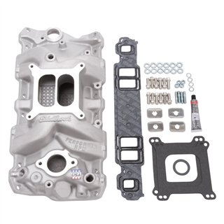Edelbrock | PN 7101Performer RPM Manifold w/ Gaskets, Bolts, Studs, RTV -   1963-1986