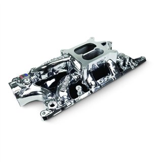 Edelbrock | Performer RPM Intake Manifold, Chrome Plasma Finish -   4.7L / 4.9L 1964-1985