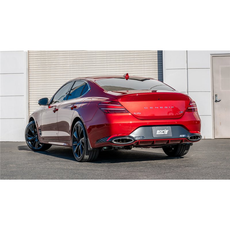 Borla | Cat-Back Exhaust System - S-Type - G70 3.3T 2022-2025