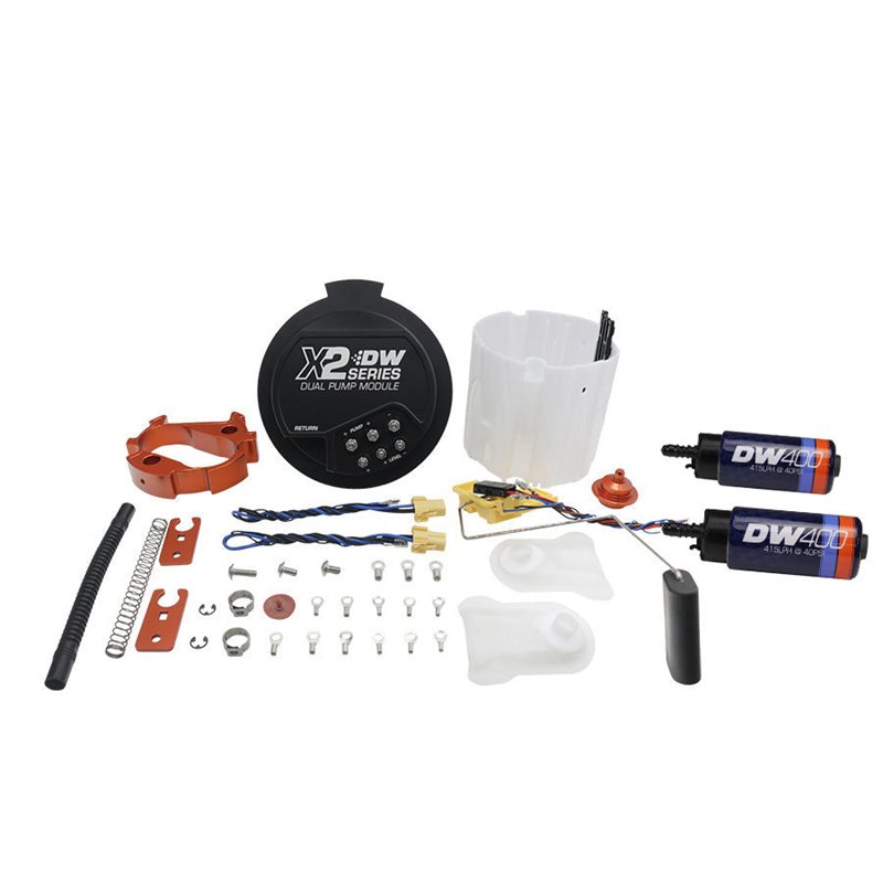 DeatschWerks | X2 Fuel Pump Module w/DW400 Fuel pumps - 300 / Challenger / Charger / Magnum 2006-2021