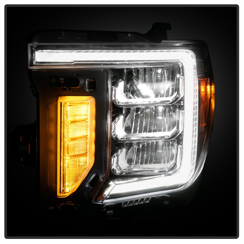 Spyder | Full LED DRL Headlight - OE Left - Sierra 2500 HD / 3500 HD 6.6L 2020-2023