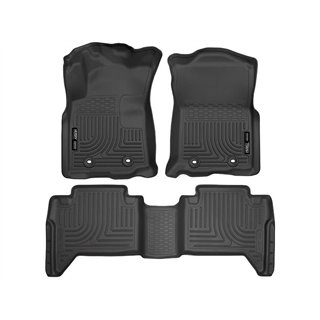 Husky Liners | Weatherbeater - Front & 2nd Seat Floor Liners - Avant & Arrière - Tacoma 2.7L / 3.5L 2018-2023