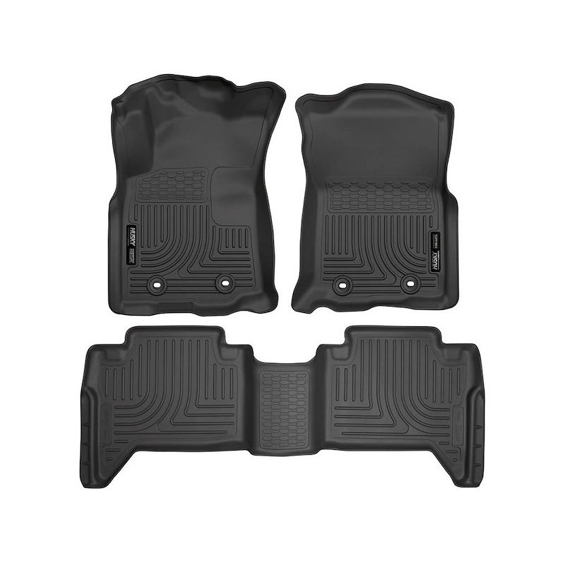 Husky Liners | Weatherbeater - Front & 2nd Seat Floor Liners - Avant & Arrière - Tacoma 2.7L / 3.5L 2018-2023