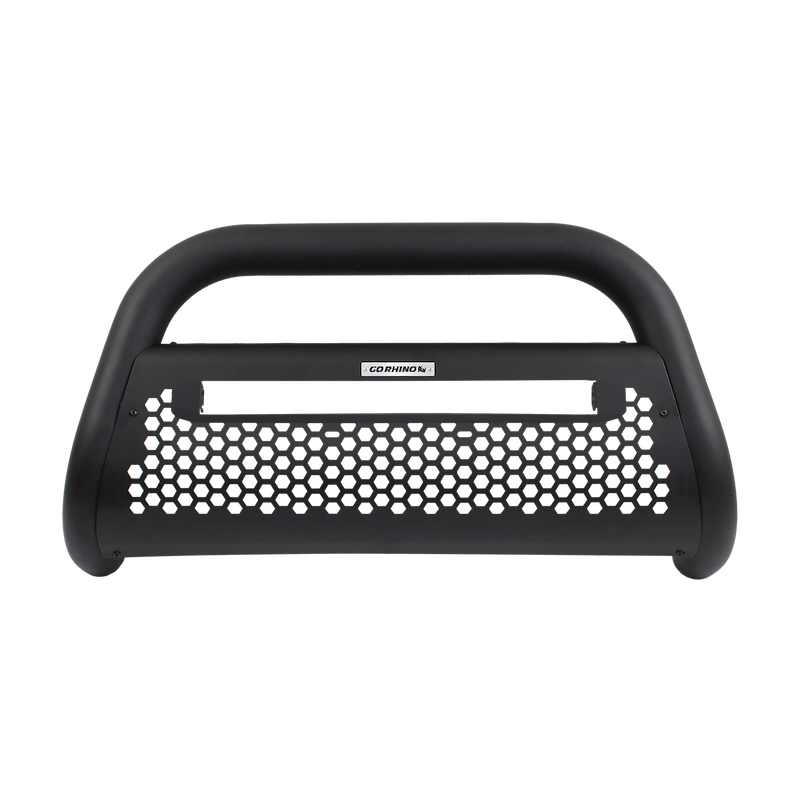 Go Rhino | RC2 Bull Bar w Hole for 20in Light Bar (Front Guard only, no mounting brackets) - Chevrolet / Dodge / Ford 2000-2025