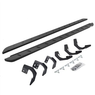 Go Rhino | RB10 Slim Line Running Boards with Mounting Brackets Kit - Ram 1500 2019-2025