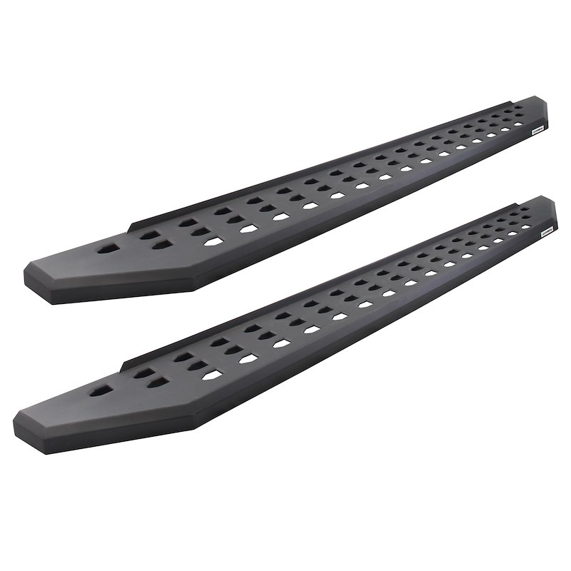 Go Rhino | RB20 Running Boards W/Mounting Brackets, 2 Pairs Drop Steps Kit -Double Cab Only - Tacoma 2.4T 2024-2025