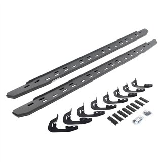 Go Rhino | RB30 Slim Line Running Boards with Mounting Bracket Kit - Chevrolet / GMC 2014-2019