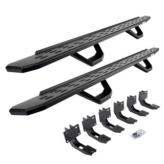 Go Rhino | RB30 Running Boards with Mounting Brackets, 2 Pairs Drop Steps Kit - Ram 1500 2019-2025