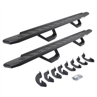 Go Rhino | RB30 Running Boards with Brackets, 2 Pairs Drop Steps Kit - Double Cab - Tundra 2007-2021