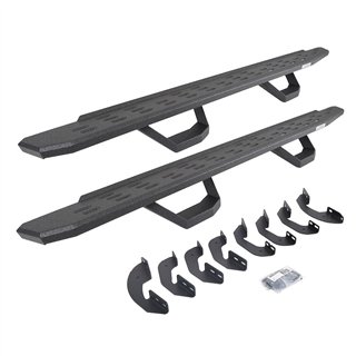 Go Rhino | RB30 Running Boards with Brackets, 2 Pairs Drop Steps Kit - Double Cab - Tundra 2007-2021