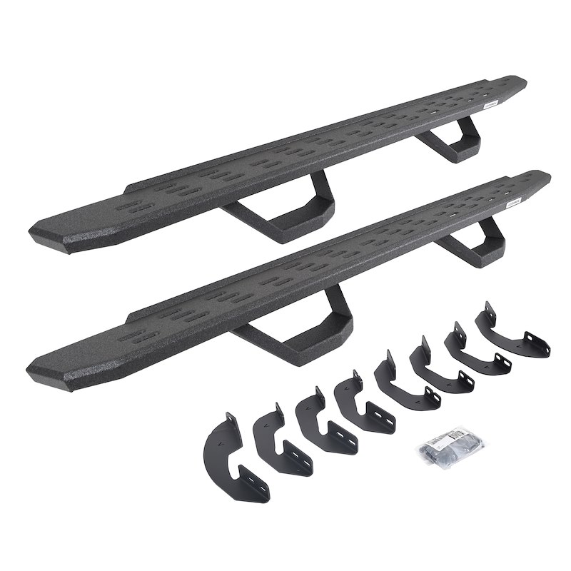 Go Rhino | RB30 Running Boards with Brackets, 2 Pairs Drop Steps Kit - Double Cab - Tundra 2007-2021