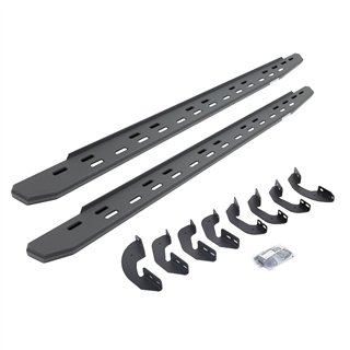 Go Rhino | RB30 Slim Line Running Boards with Bracket Kit - Double Cab Only - Tundra 2007-2021