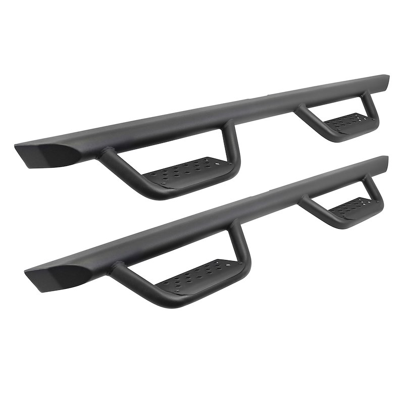 Go Rhino | Dominator Xtreme D2 Side Steps with Rocker Panel Mounting Bracket Kit - F-150 / F-250 / F-350 2015-2025